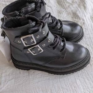 Combat boots toddler girl 10.5